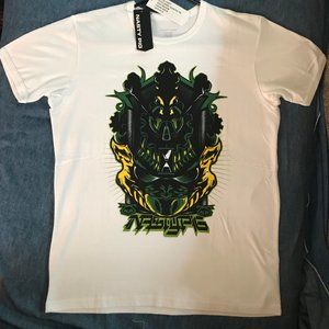 NASTY PIG MENS WHITE T-SHIRT, SIZE MEDIUM